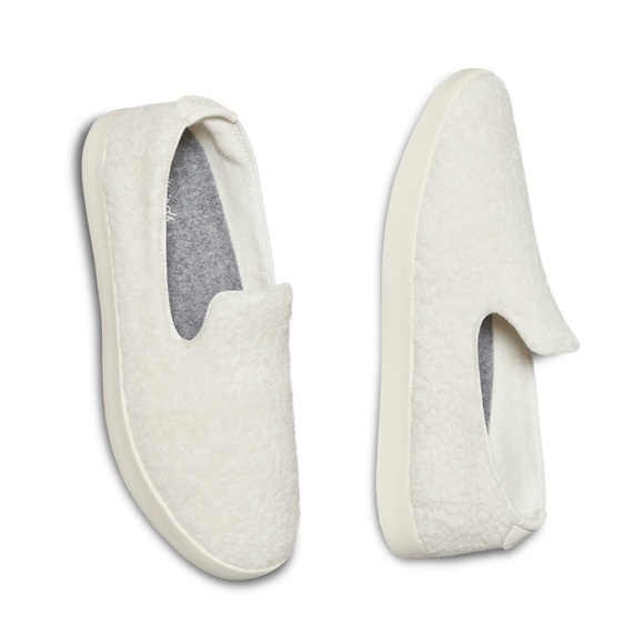 Men’s allbirds Wool Lounger Fluffs in Natural White with Cream Sole - Picture 6 of 11